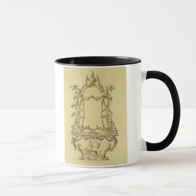 Design för ett tröstabord (skriva, & bläck mugg (Höger)