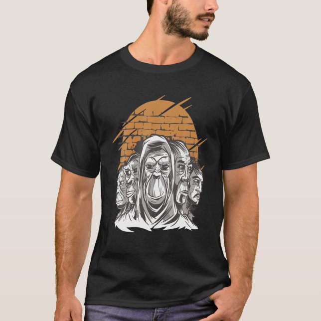 Design för Evolution Fanart-Novelty T Shirt (Framsida)