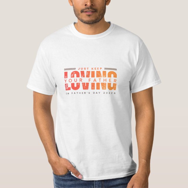 Design för Fars dag 2026 T Shirt (Framsida)