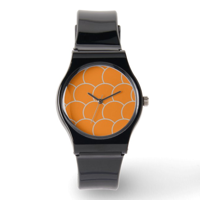 design för fiskskalor armbandsur (Framsida)