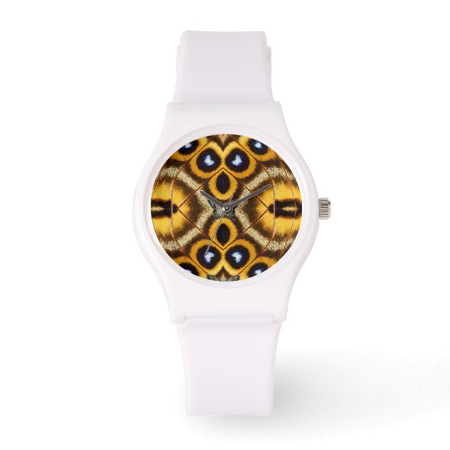 design för fjäril struktur watch armbandsur (Framsida)