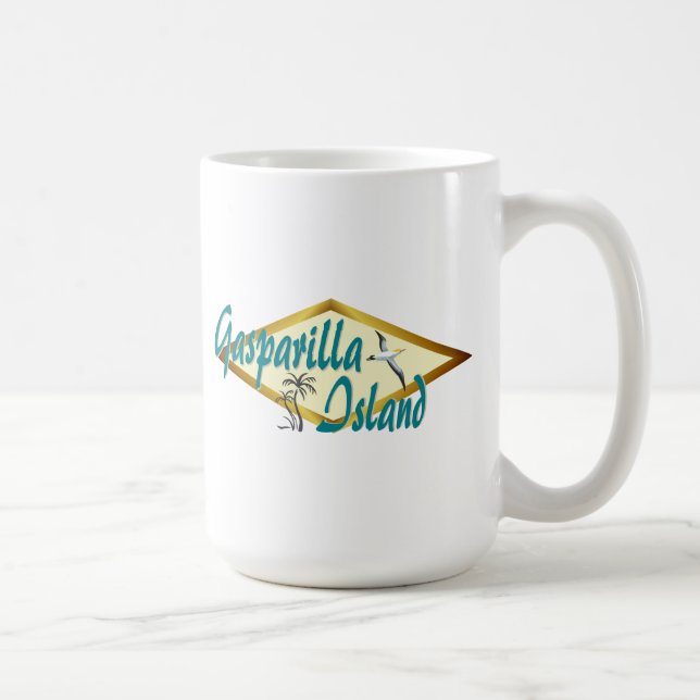 Design för Gasparilla öFlorida strand Kaffemugg (Höger)