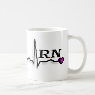 Design för gåvor QRS för legitimerad sjuksköte Kaffemugg