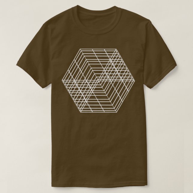 design för geometrisk kvadratisk form 1 t shirt (Design framsida)