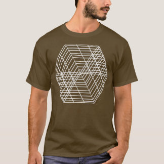 design för geometrisk kvadratisk form 1 t shirt