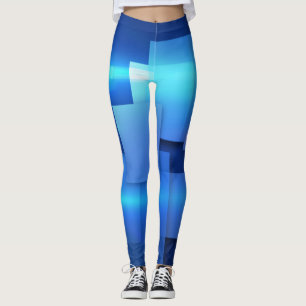 Design för geometrisk mosaikruta leggings