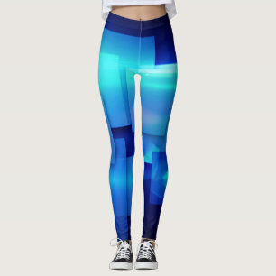 Design för geometrisk mosaikruta leggings
