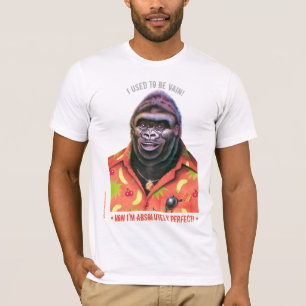 Design för gorilla för T-skjorta fåfäng T Shirt