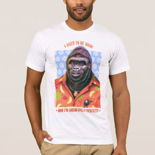 Design för gorilla för T-skjorta fåfäng T Shirt