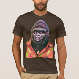 Design för gorilla för T-skjorta jätte- fåfäng T Shirt
