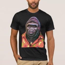 Design för gorilla för T-skjorta jätte- fåfäng T Shirt