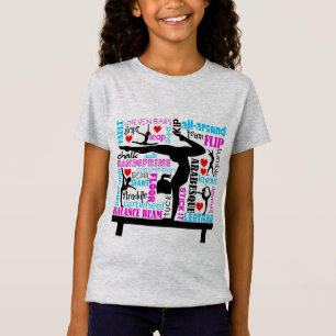 Design för gymnastiktunnelbanankonst tee shirt