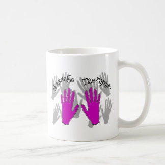 Design för händer för massageterapeut ROSA Kaffemugg