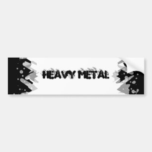 Design för heavy metalGrungesten Bildekal