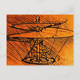 Design för helikopter vykort