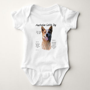 Design för historia för AustralianCattle hund T Shirt