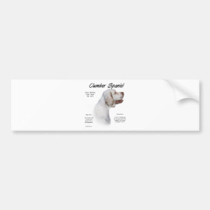 Design för historia för Clumber Spaniel Bildekal