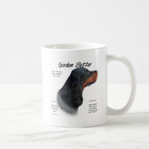 Design för historia för Gordon Setter Kaffemugg
