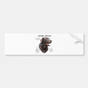 Design för historia för Labrador Retriever Bildekal