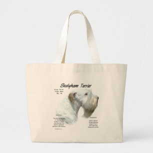 Design för historia för Sealyham Terrier Jumbo Tygkasse