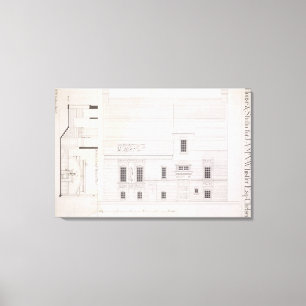 Design för hus & studion för J.A.M. Whistler Esq Canvastryck