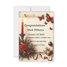 Design för inbjudan till inbjudan till behörig Blo