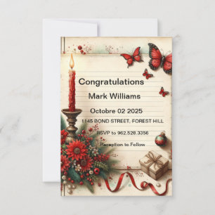 Design för inbjudan till inbjudan till behörig Blo