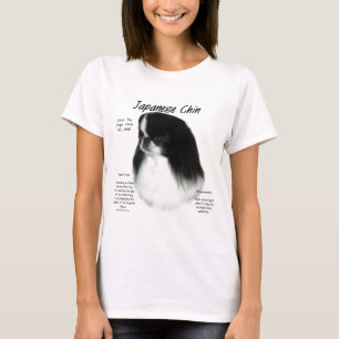 Design för japansk chinhistorik tee