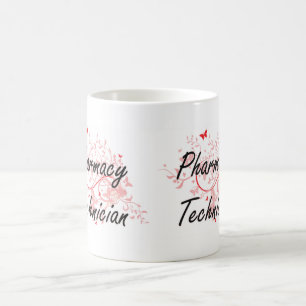 Design för jobb för apotektekniker konstnärlig kaffemugg