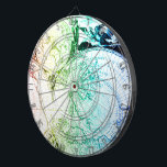 Design för kartor för vintageregnbåge gammal för piltavla<br><div class="desc">Försköna ditt hem- kasino,  med denna unika vintagekartadesign! ** Klicka skräddarsy som den,  knäppas blått ** om du wishen tillfogar din favorit ett initialt,  ett namn eller lämnor som en modern design; det är upp till dig! **  
Finna mer designer i min annan diversehandel:</div>