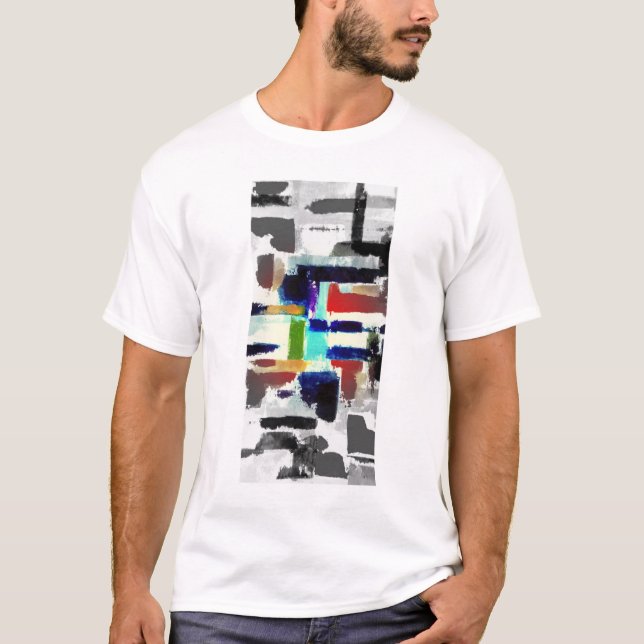Design för konst för abstrakt för utslagsplats för tee shirt (Framsida)