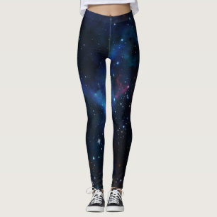 Design för konst för galaxNebulautrymme Leggings