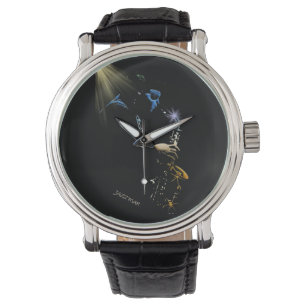 Design för konst för saxofonJazzspelare Armbandsur