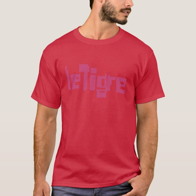 design för le-tigre t shirt (Framsida)