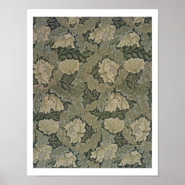 Design for "Lea" tapet, 1885 Poster (Framsidan)