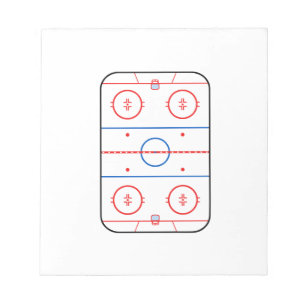 Design för lek för hockey för isisbanadiagram anteckningsblock