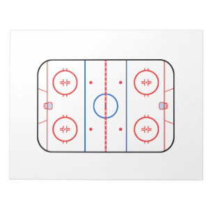 Design för lek för hockey för isisbanadiagram anteckningsblock