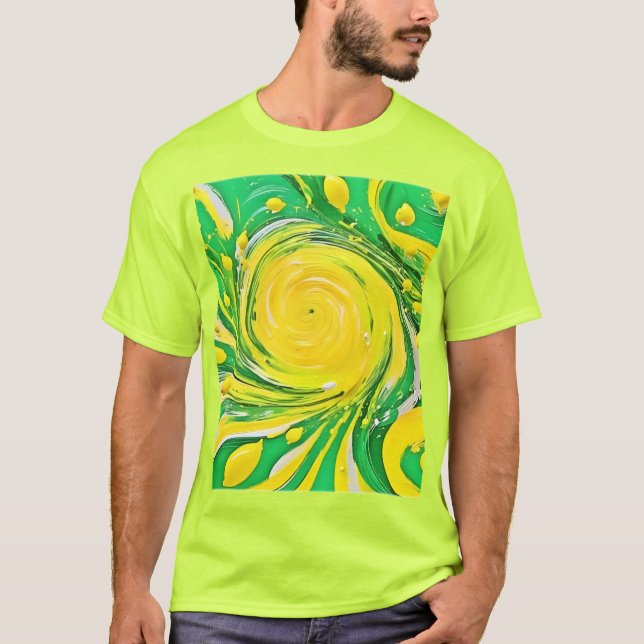 Design för Lemon-Tornadot T Shirt (Framsida)