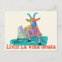Design för Livin LaVida Goata rolig skrikig get