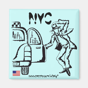 Design för magnet för New York City grafikcoola