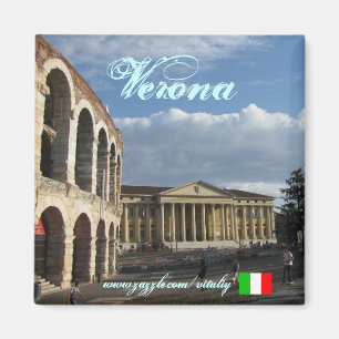 Design för magnet för Verona italiencoola