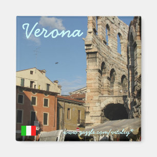 Design för magnet för Verona italiencoola