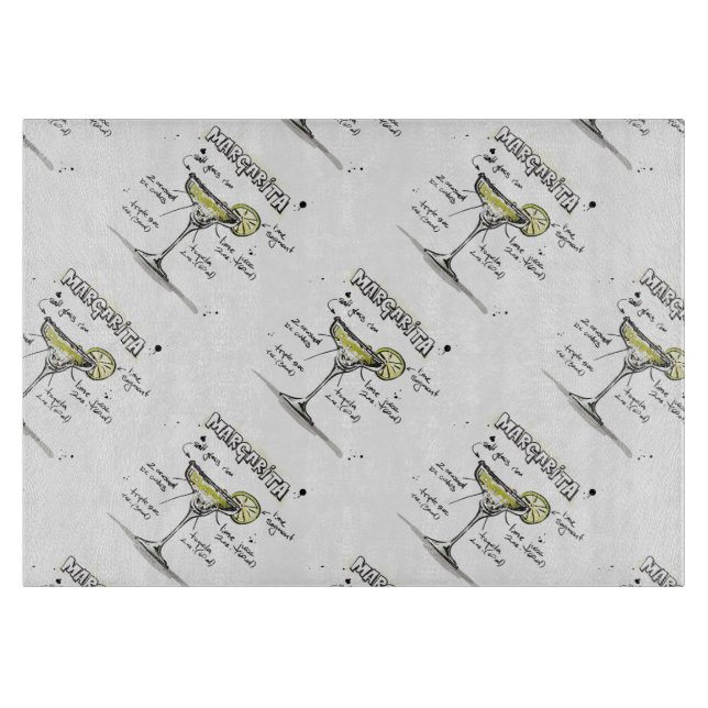 Design för margaritadrinkrecept (Framsidan)