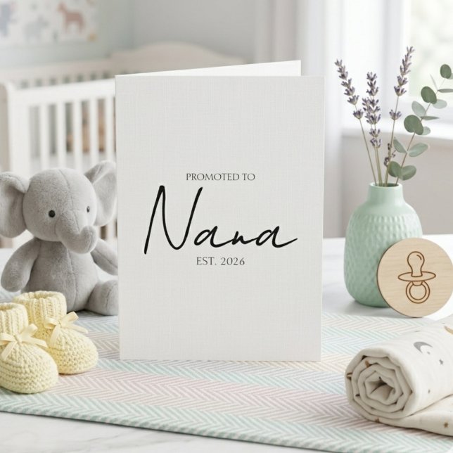 Design för meddelande om befordran till mormor (Skapare uppladdad)