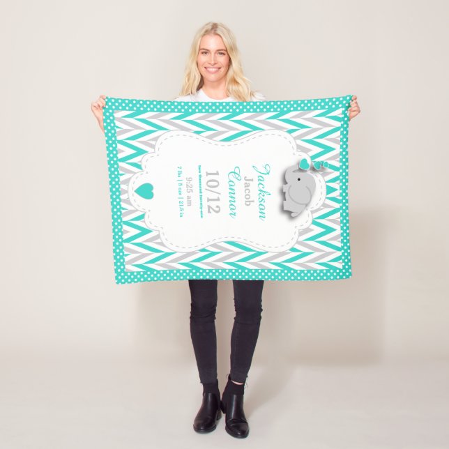 Design för minnessak för födelse för fleecefilt (På plats)