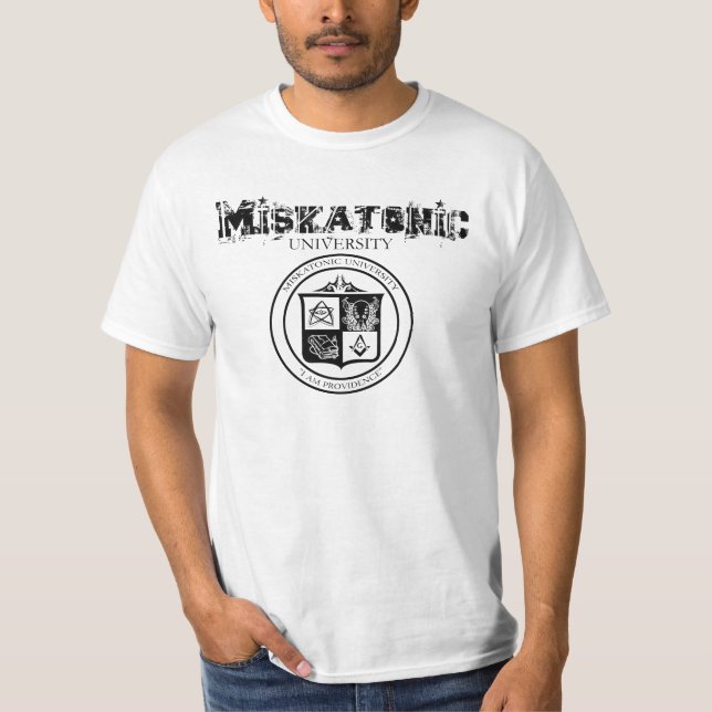Design för Miskatonic universitetenskjorta T Shirt (Framsida)
