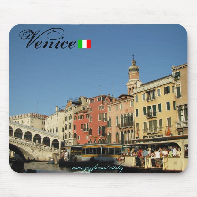 Design för mousepad för Venedig italiencoola Musmatta (Framsidan)