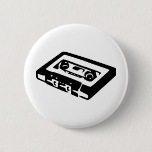 Design för musikkassett knapp