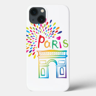 Design för neon för Paris frankriken Arc de