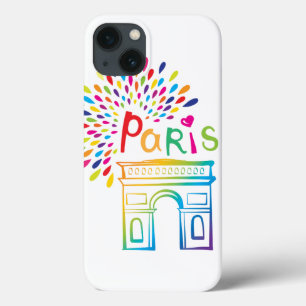 Design för neon för Paris frankriken Arc de